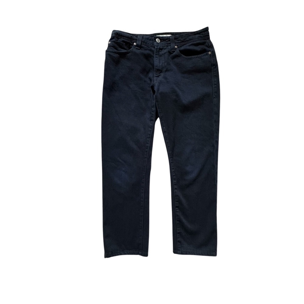 Fidelity Mens Slim Jim Denim Jeans Black Size 31 Jimmy Straight Leg‎